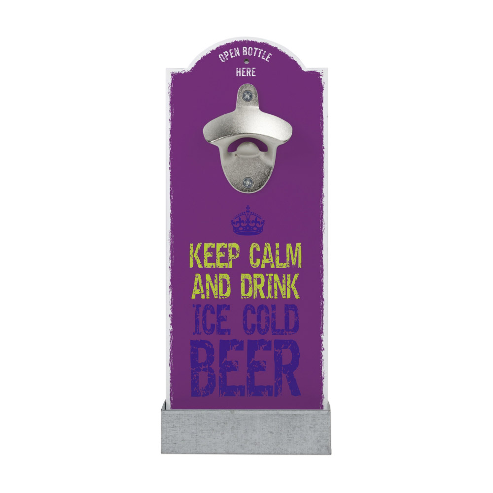 Wand-Flaschenöffner - "Keep Calm..." beere Wand-Flaschenöffner - "Keep Calm..." beere