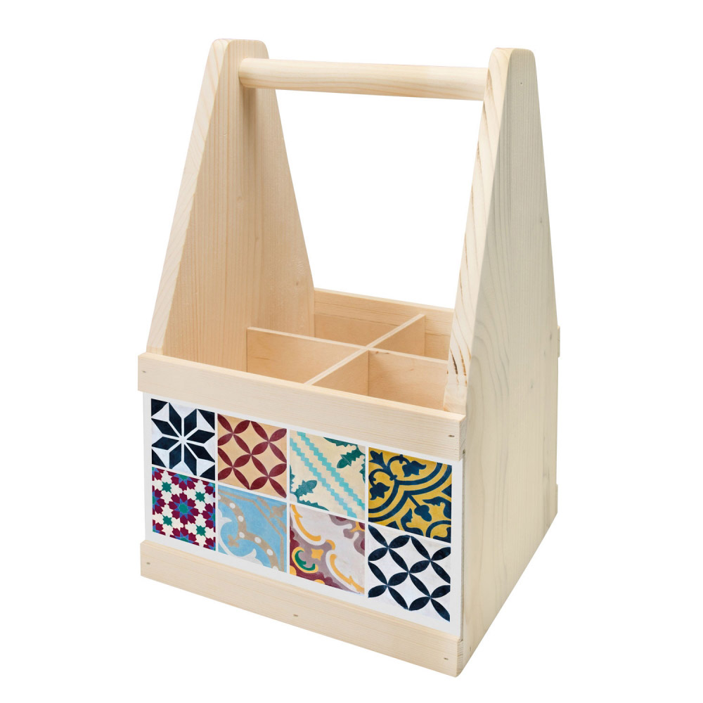 Wine Caddy MOSAIK BUNT Wine Caddy MOSAIK BUNT