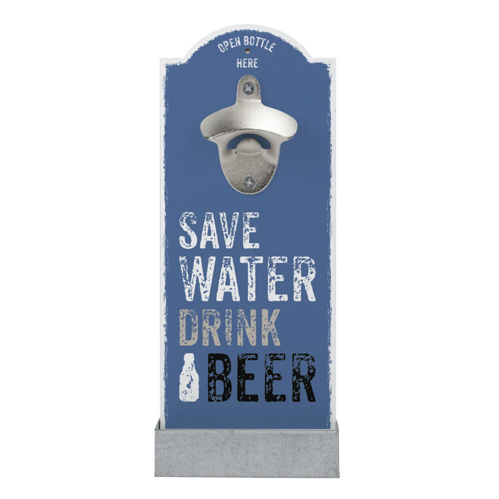 Wand-Flaschenöffner - Save Water Wand-Flaschenöffner - Save Water
