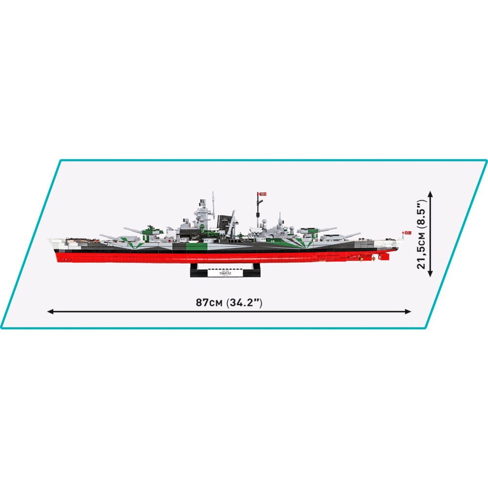 COBI Battleship Tirpitz