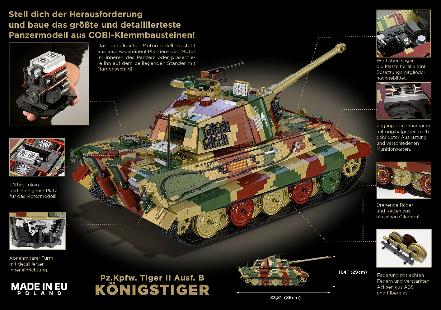 COBI Tiger II Königstiger