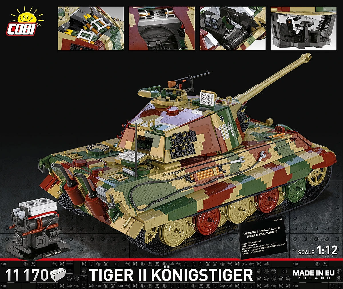 COBI Tiger II Königstiger