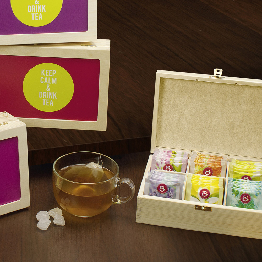 Teabox "Everything gets better..." - beere