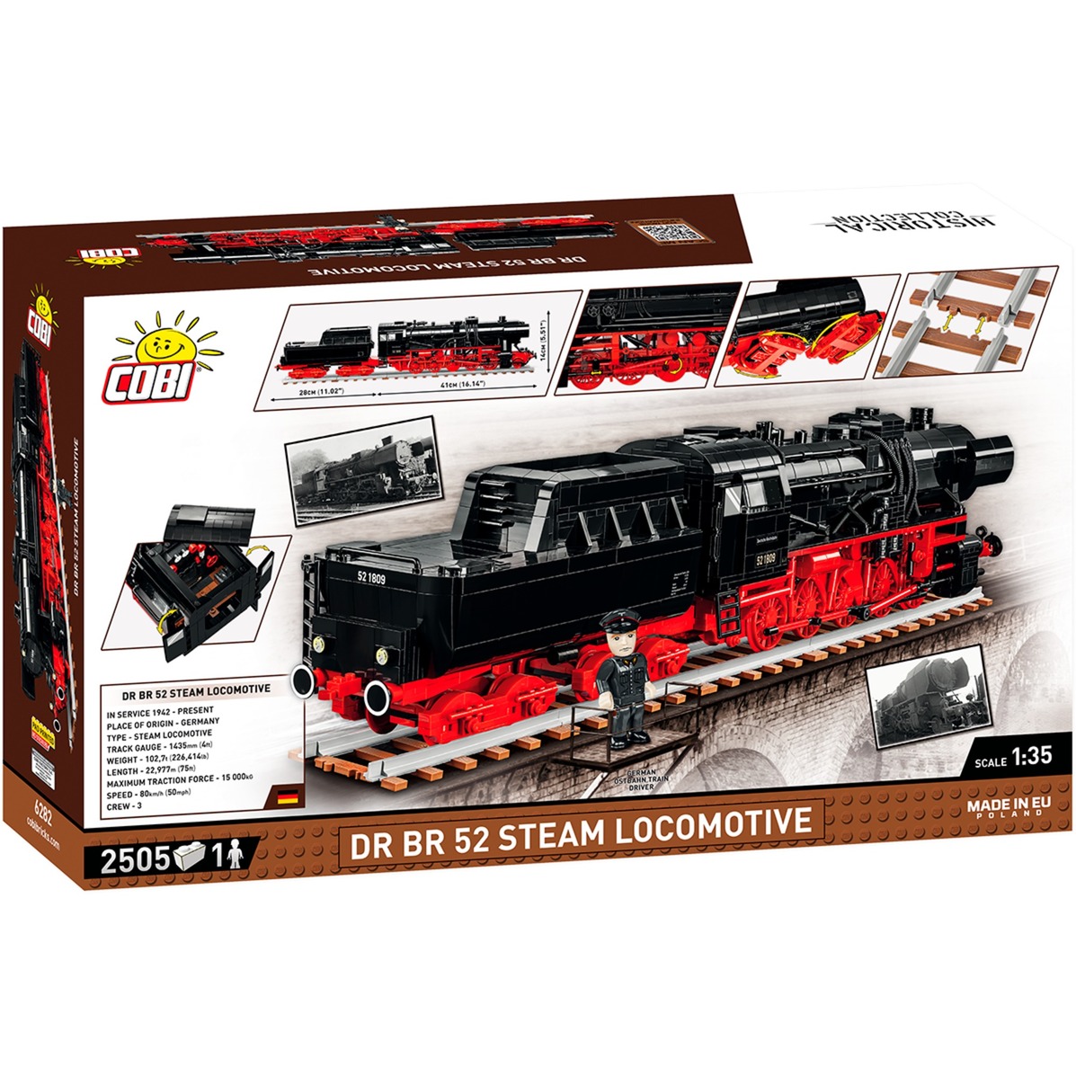 COBI DR BR Class 52 Steam Locomotive
