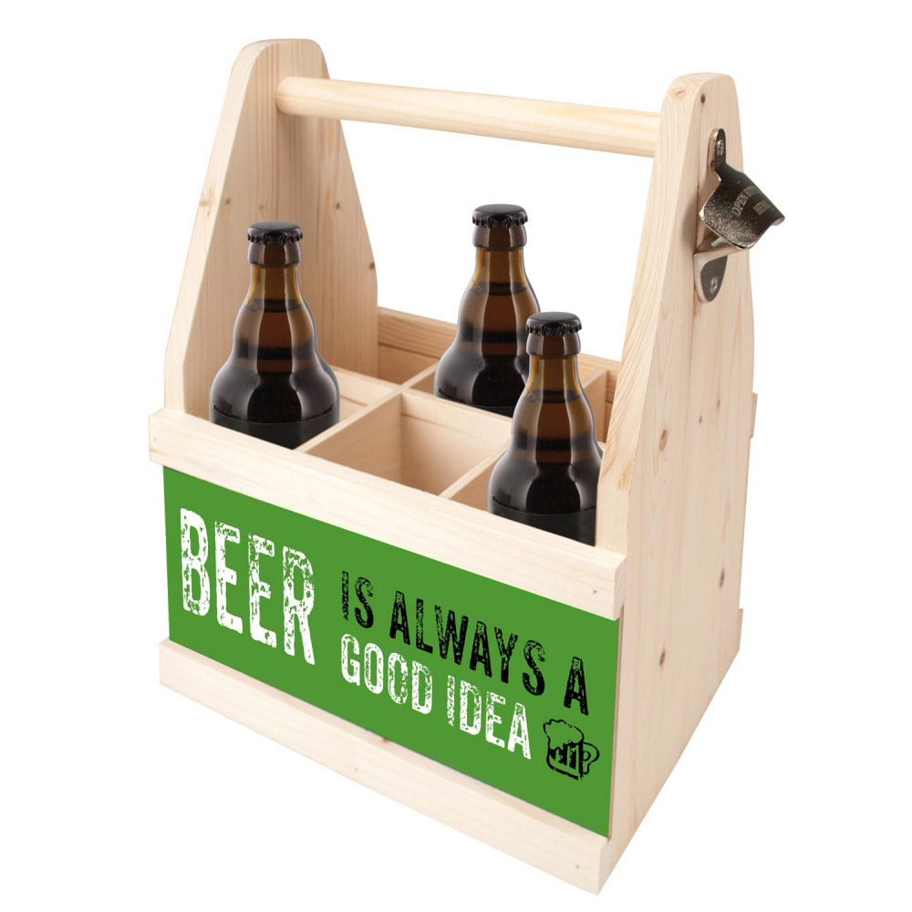 Beer Caddy BEER IS ALWAYS A GOOD IDEA Beer Caddy BEER IS ALWAYS A GOOD IDEA
