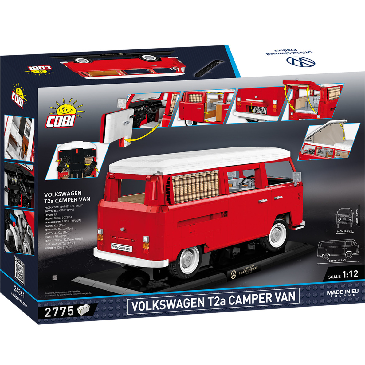 COBI Volkswagen T2a Camper Van Executive Edition