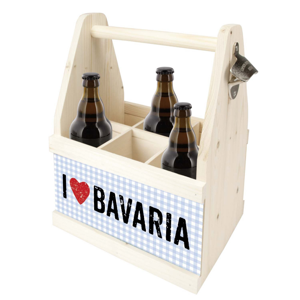 Beer Caddy - I LOVE BAVARIA