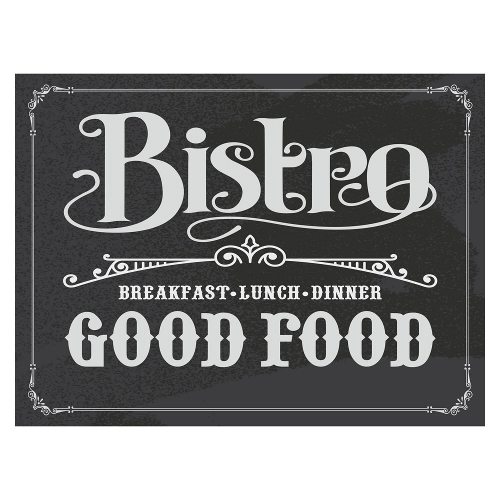Tischset Vinyl BISTRO GOOD FOOD Tischset Vinyl BISTRO GOOD FOOD