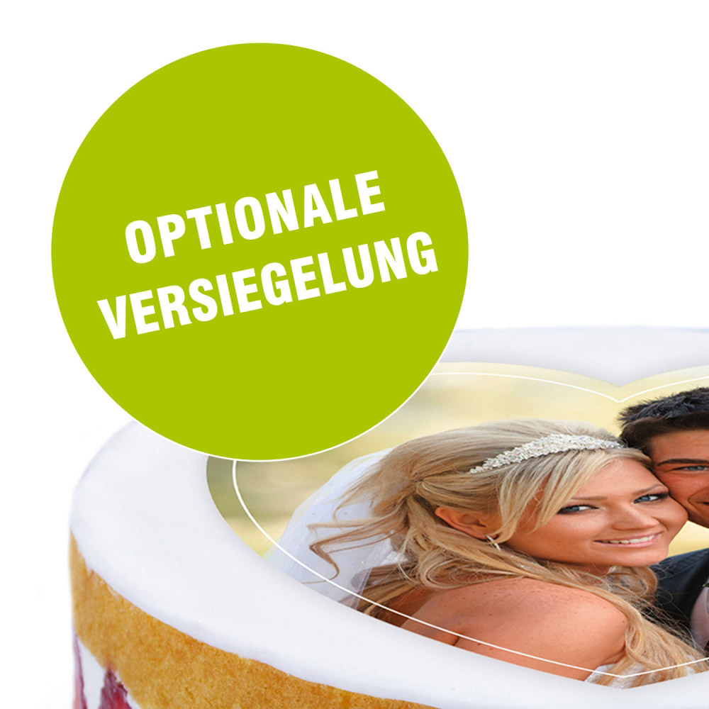 Versiegelung für Tortenbild - optional - Versiegelung für Tortenbild - optional -