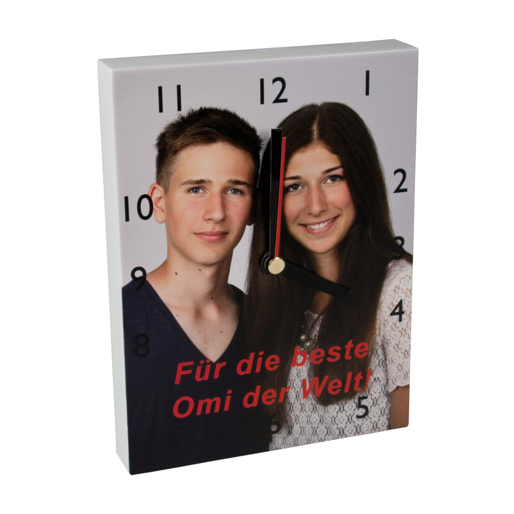 MDF Tischuhr und Wanduhr mit Foto MDF Tischuhr und Wanduhr mit Foto