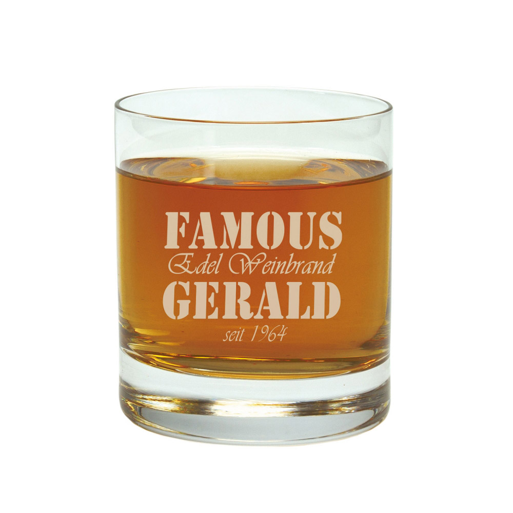 Whisky-Glas mit Gravur Whisky-Glas mit Gravur
