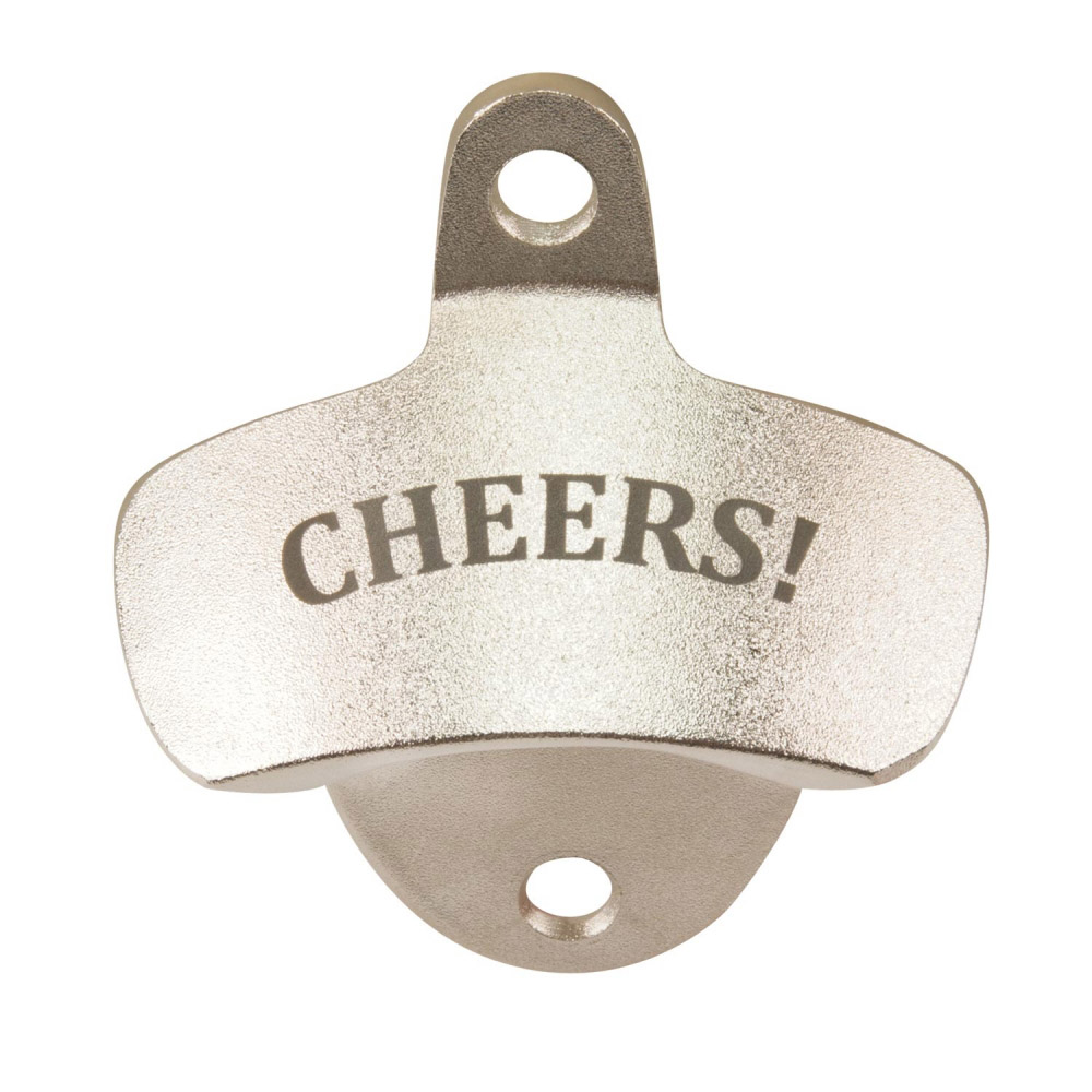 Wand-Flaschenöffner "Cheers!" Wand-Flaschenöffner "Cheers!"