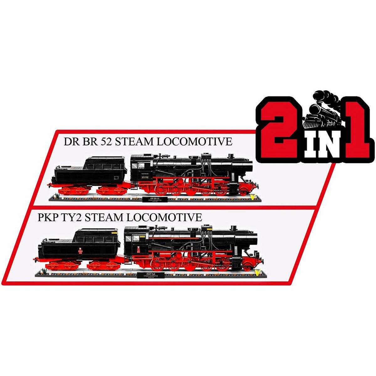 COBI DR BR 52 Steam Locomotive & Railway Semaphore