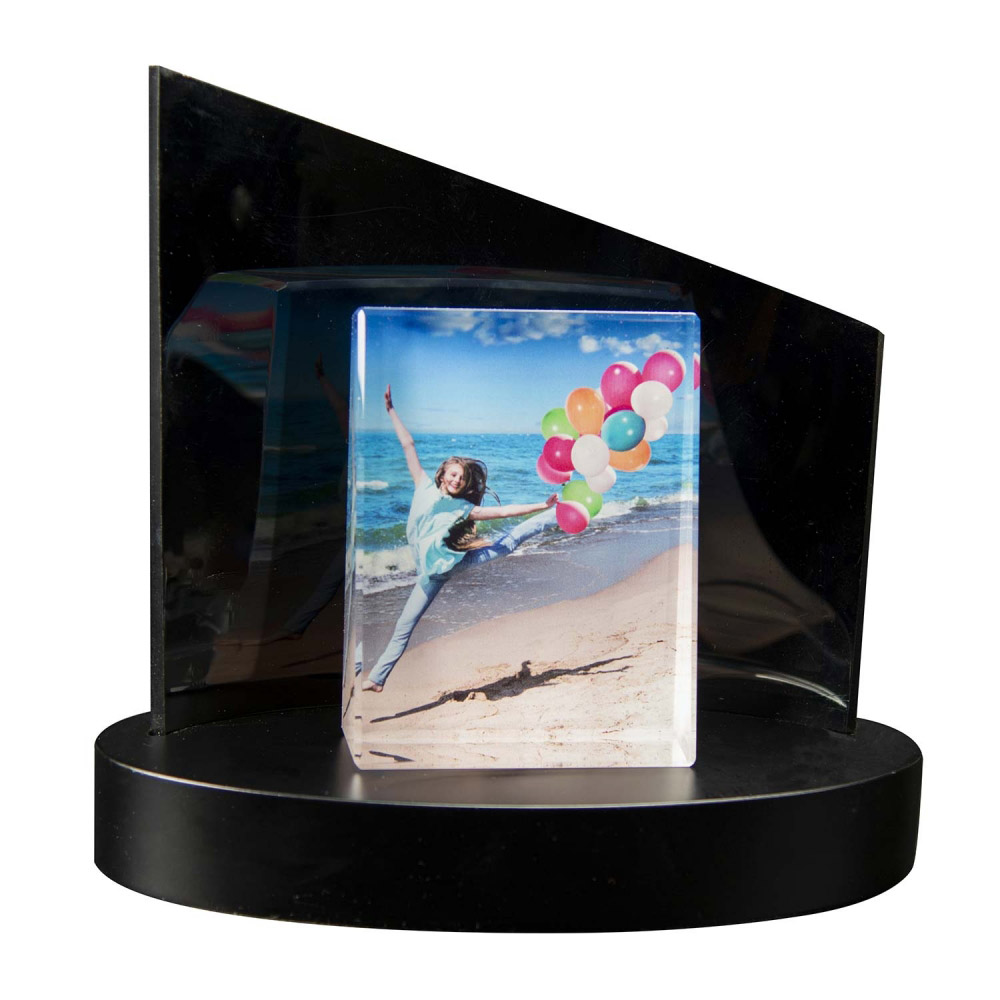 Foto auf Glasframe M + Clarisso® Sockel - SET - 80x105x30 hoch Foto auf Glasframe M + Clarisso® Sockel - SET - 80x105x30 hoch