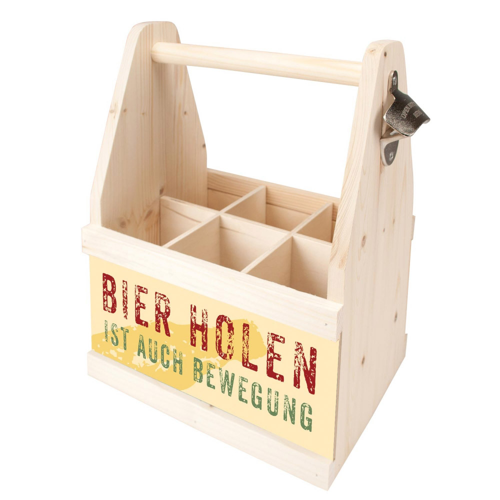 Beer Caddy BIER HOLEN IST AUCH BEWEGUNG Beer Caddy BIER HOLEN IST AUCH BEWEGUNG