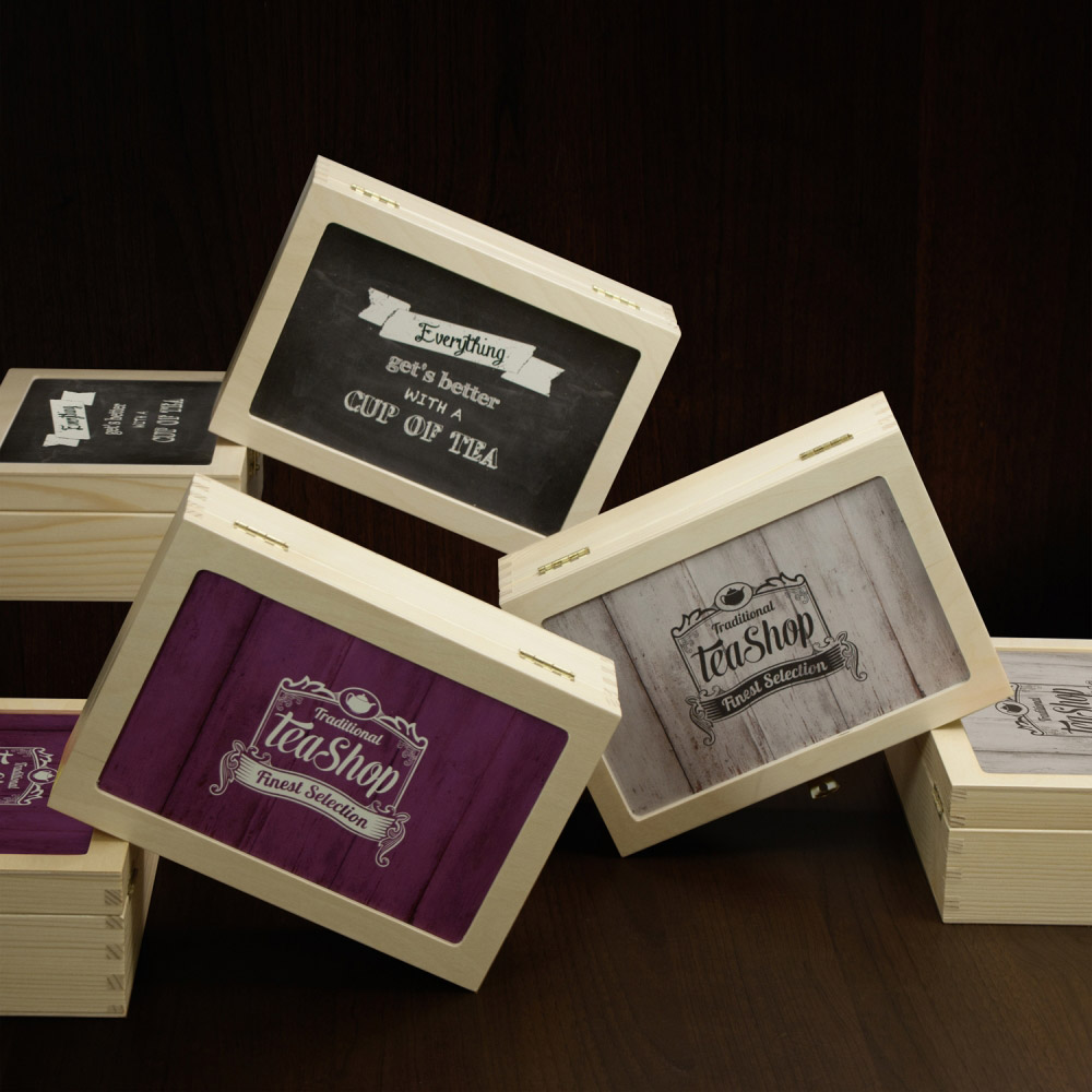 Teabox "Everything gets better..." - beere