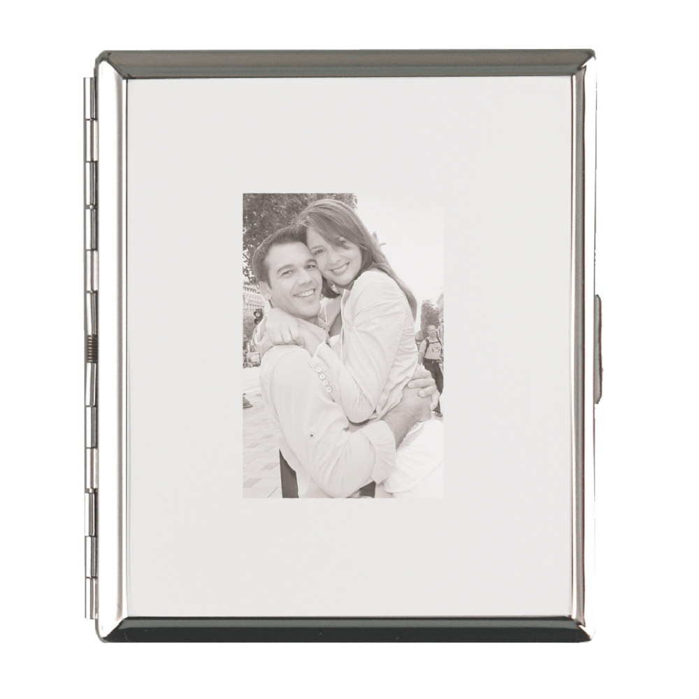 Zigarettenetui mit Fotogravur Zigarettenetui mit Fotogravur