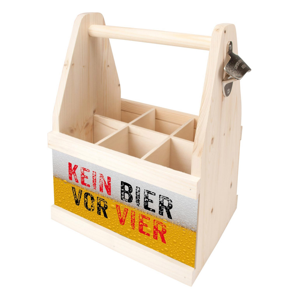 Beer Caddy KEIN BIER VOR VIER Beer Caddy KEIN BIER VOR VIER