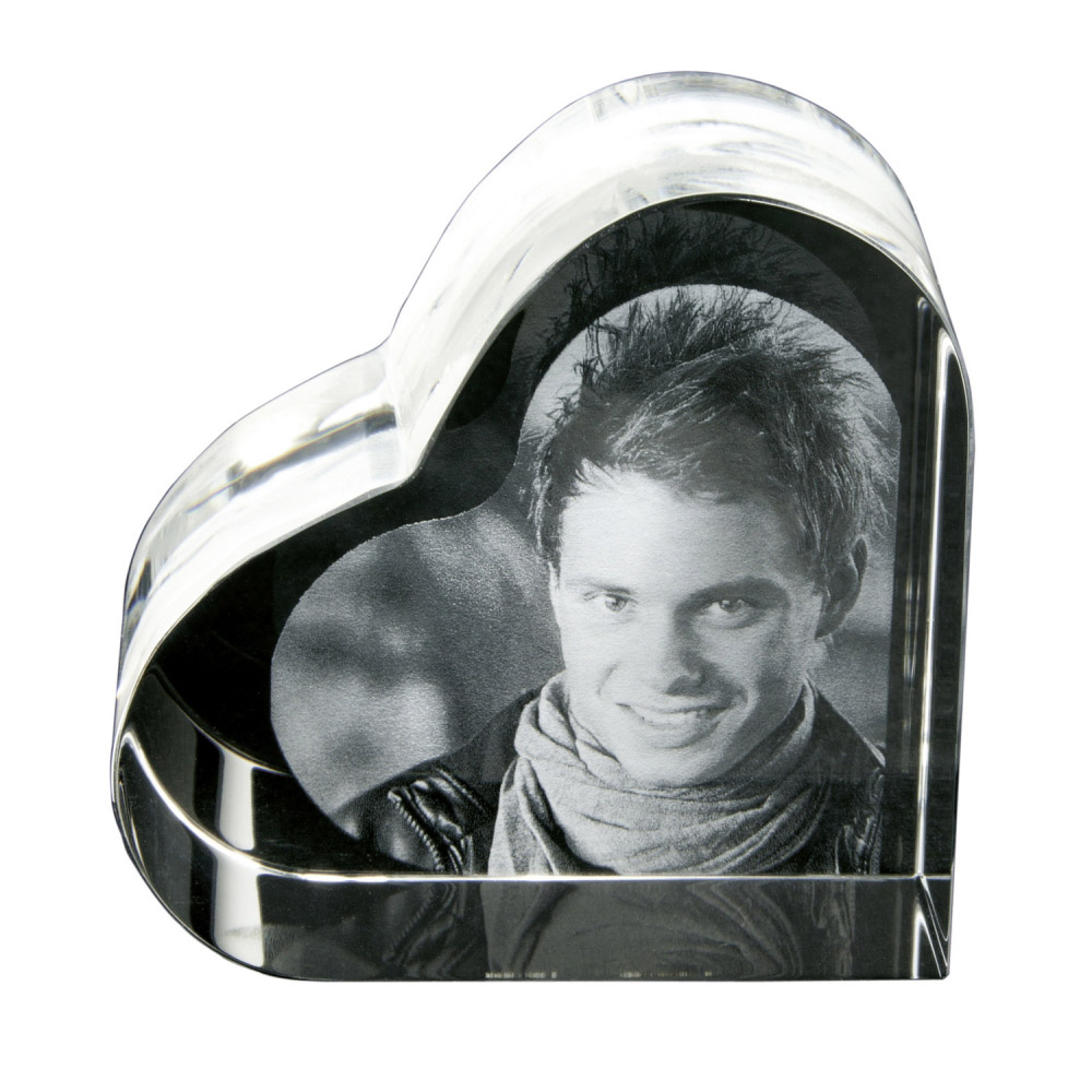 Foto in Glas - Herz klein Foto in Glas - Herz klein