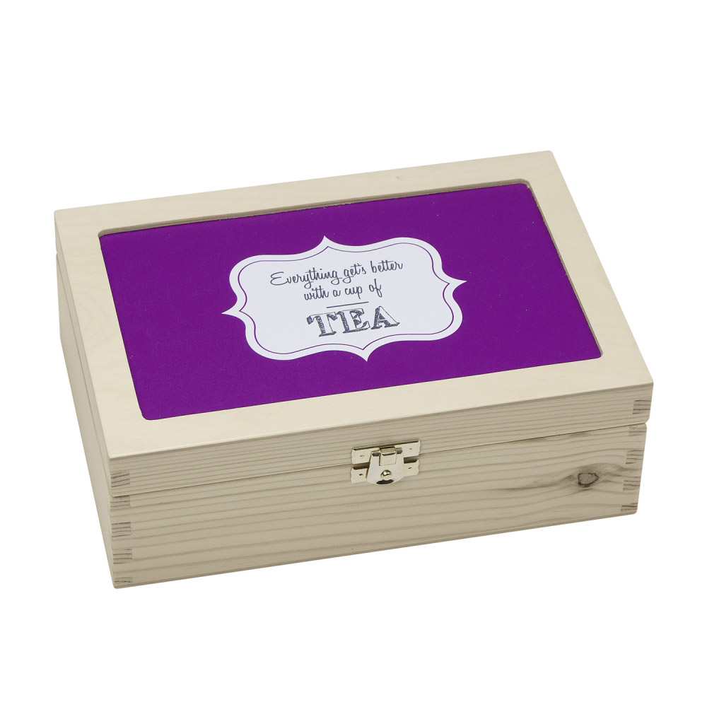 Teabox "Everything gets better..." - beere Teabox "Everything gets better..." - beere