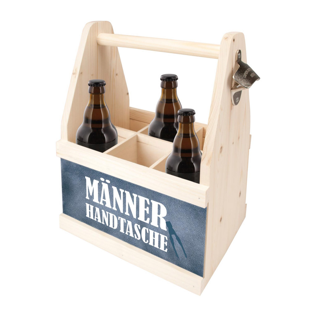 Beer Caddy MÄNNER HANDTASCHE