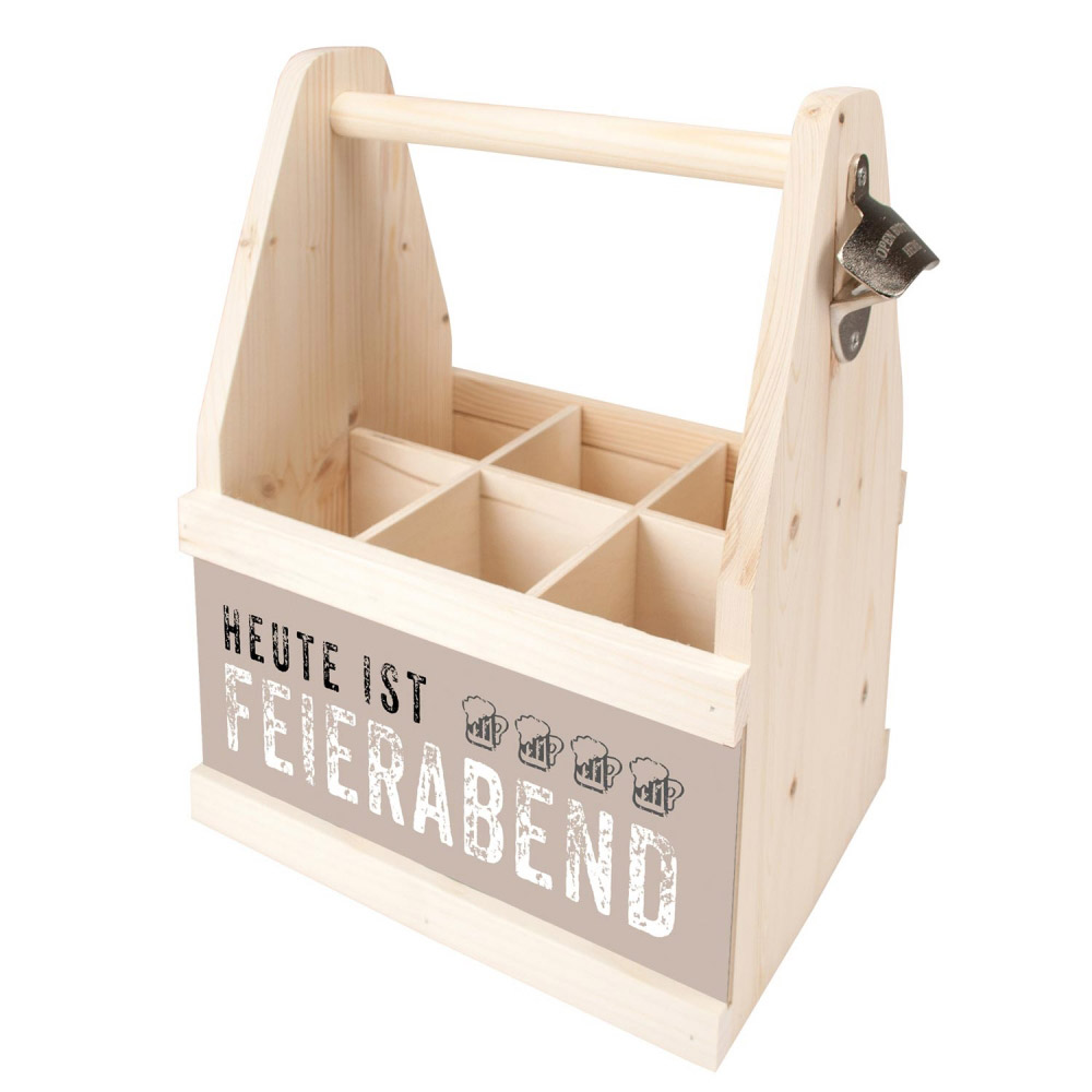 Beer Caddy HEUTE IST FEIERABEND Beer Caddy HEUTE IST FEIERABEND