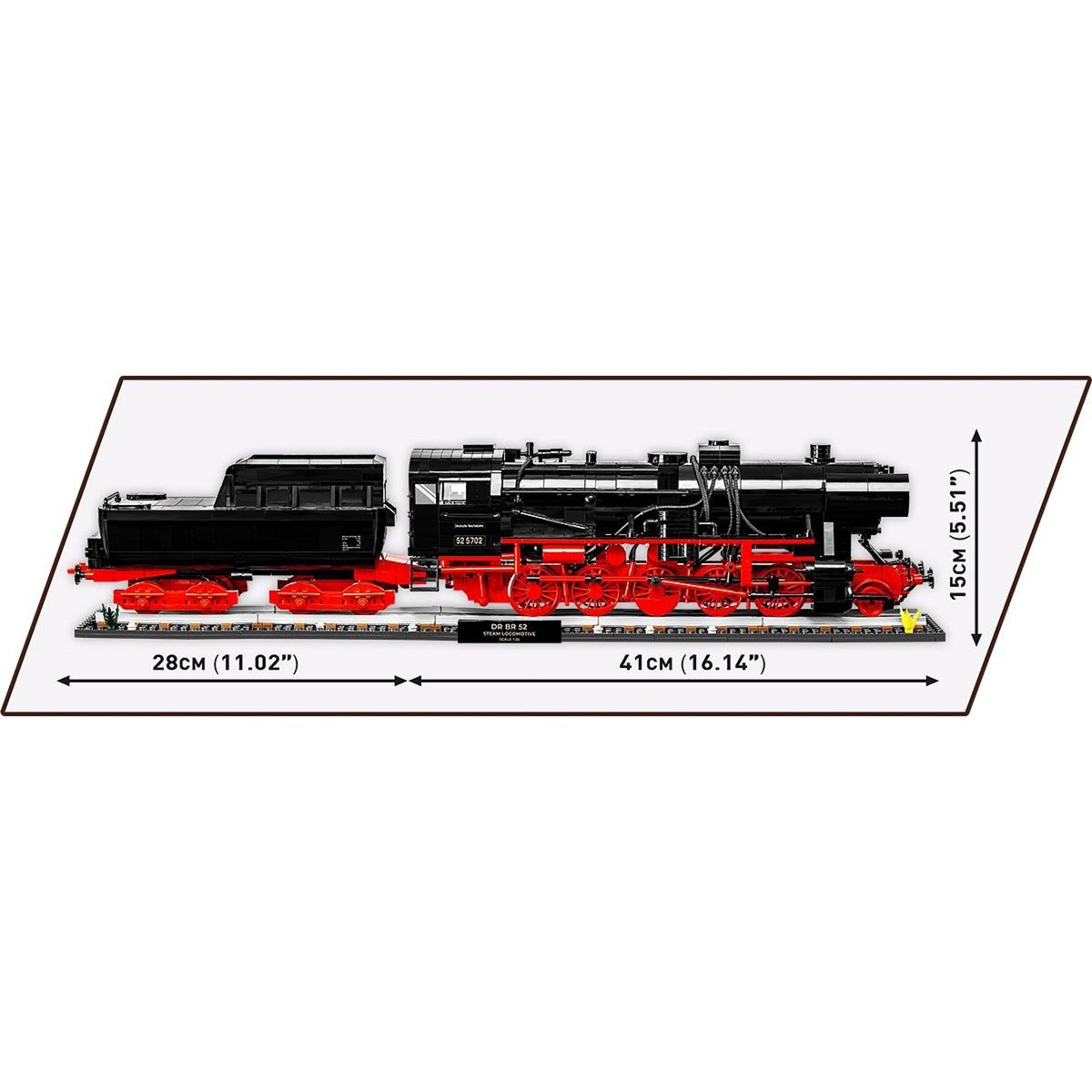 COBI DR BR 52 Steam Locomotive & Railway Semaphore