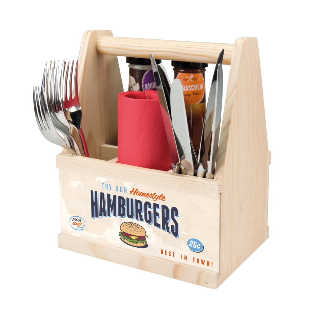 Besteck Caddy HAMBURGERS