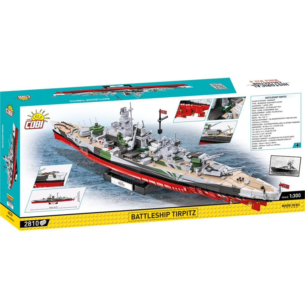 COBI Battleship Tirpitz