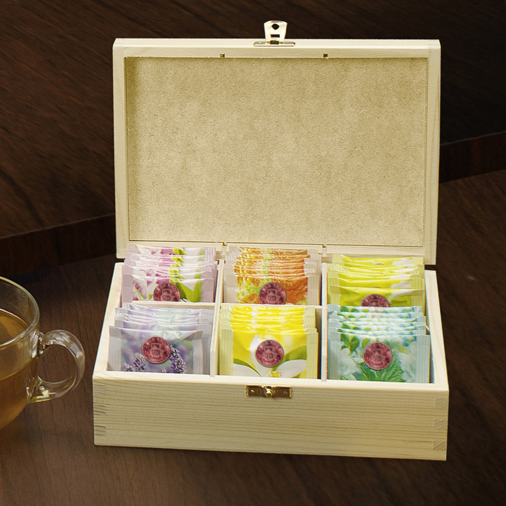 Teebox türkis Teebeutel Motiv "Teabox"